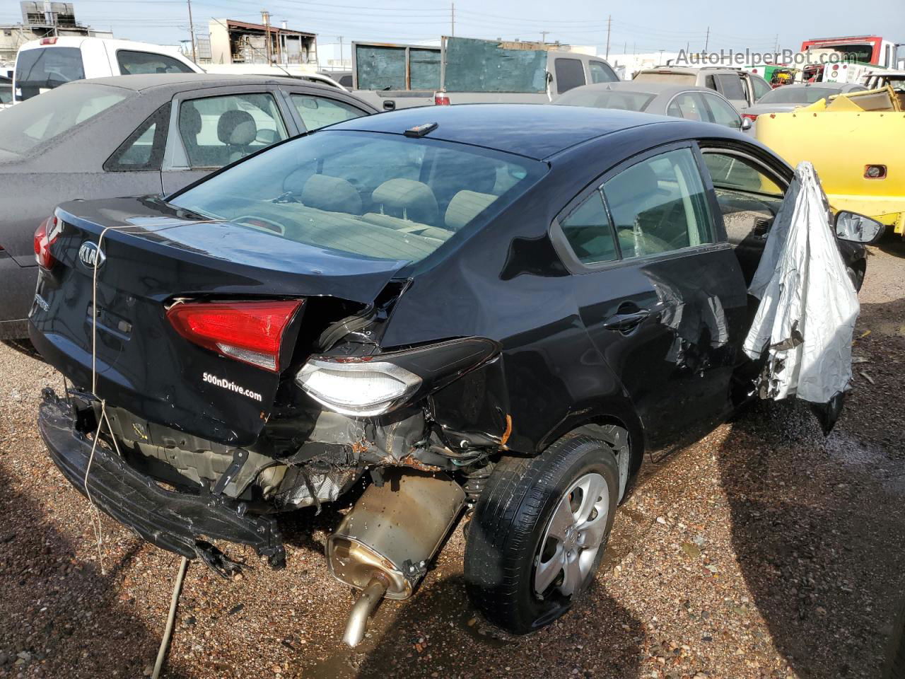 2018 Kia Forte Lx Black vin: 3KPFK4A76JE210182