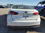 2018 Kia Forte Lx White vin: 3KPFK4A76JE218976