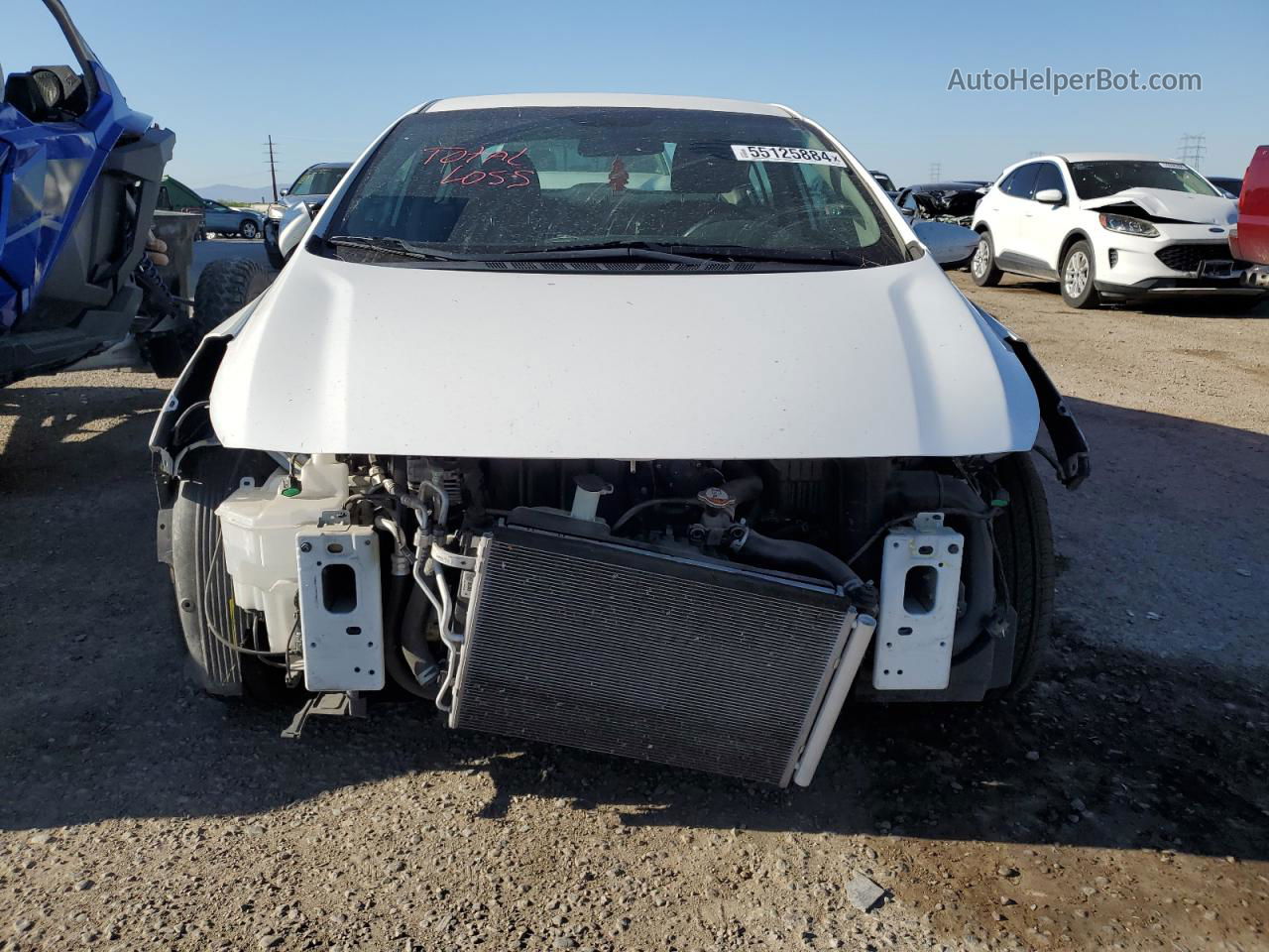 2018 Kia Forte Lx White vin: 3KPFK4A76JE218976