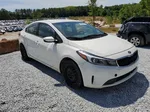 2018 Kia Forte Lx White vin: 3KPFK4A76JE234384