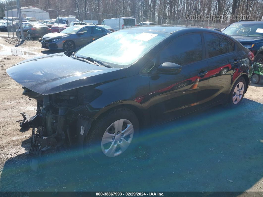 2018 Kia Forte Lx Black vin: 3KPFK4A76JE237608