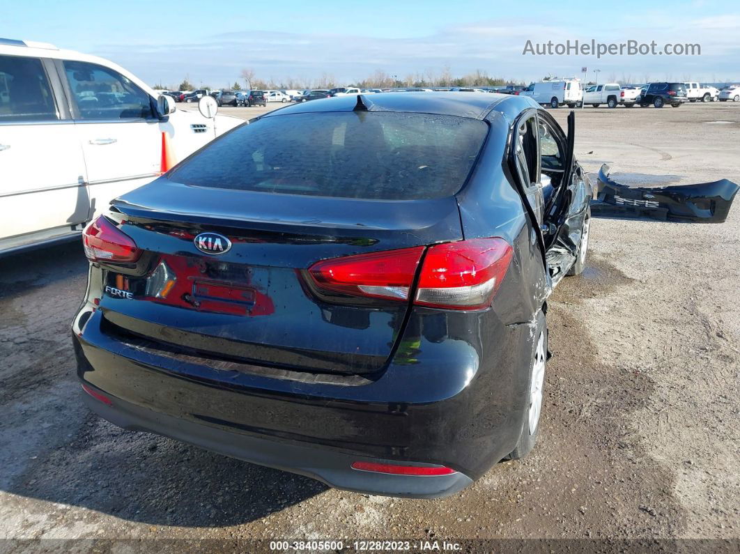 2018 Kia Forte Lx Black vin: 3KPFK4A76JE242890