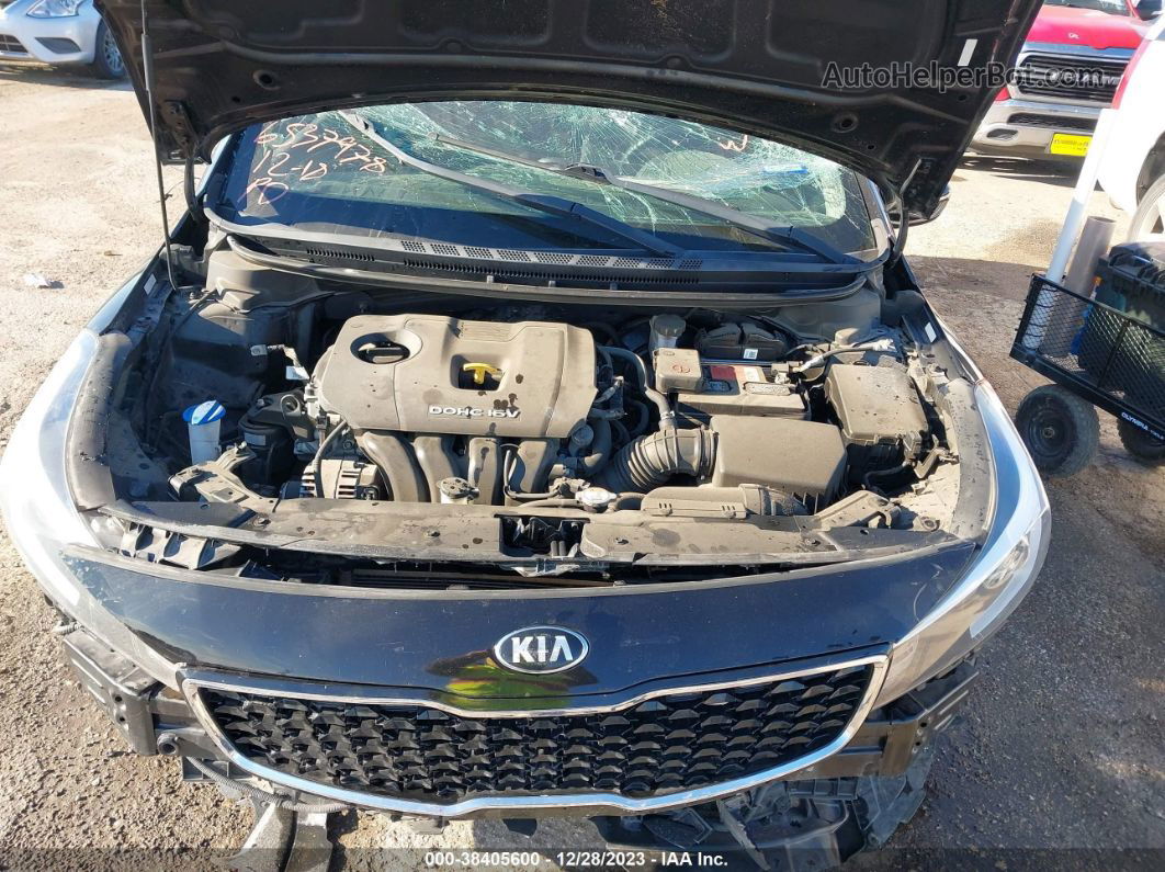 2018 Kia Forte Lx Black vin: 3KPFK4A76JE242890