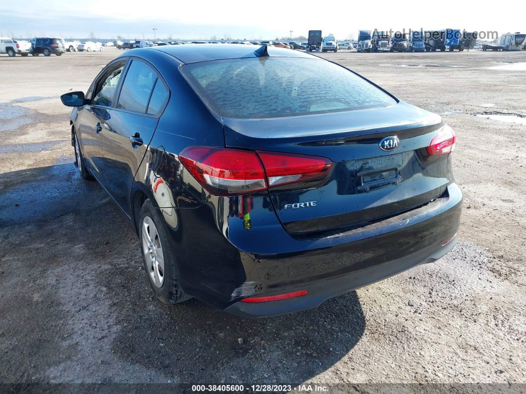 2018 Kia Forte Lx Black vin: 3KPFK4A76JE242890