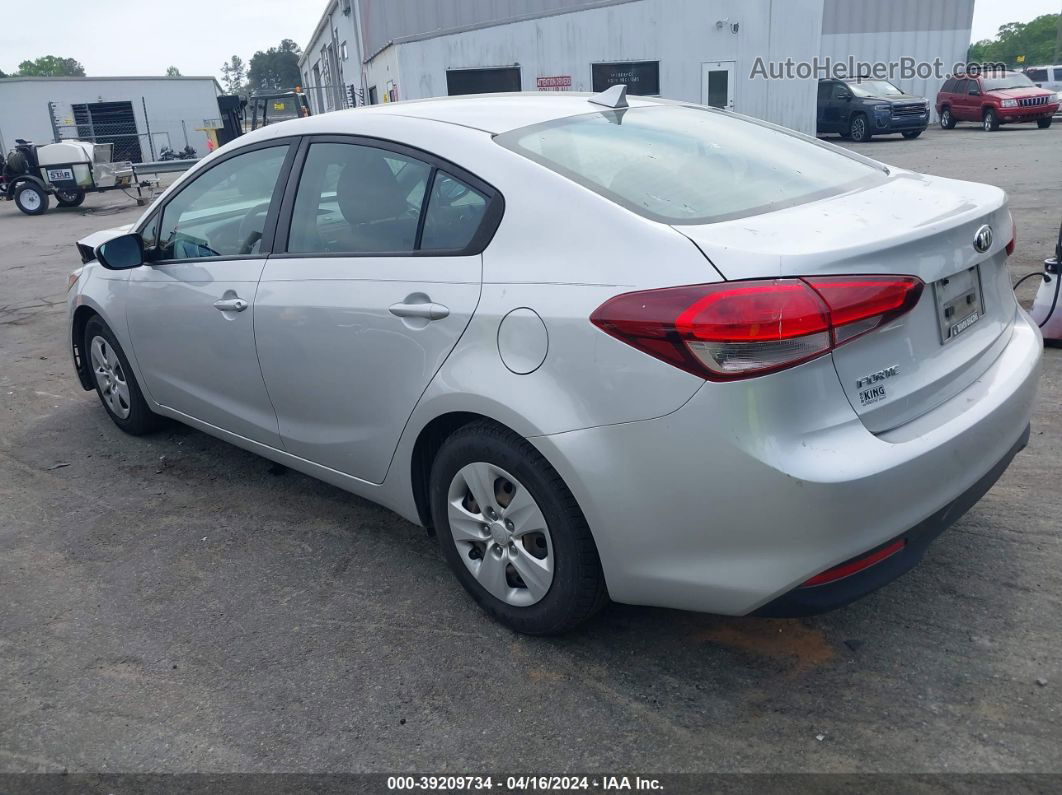 2018 Kia Forte Lx Silver vin: 3KPFK4A76JE246583