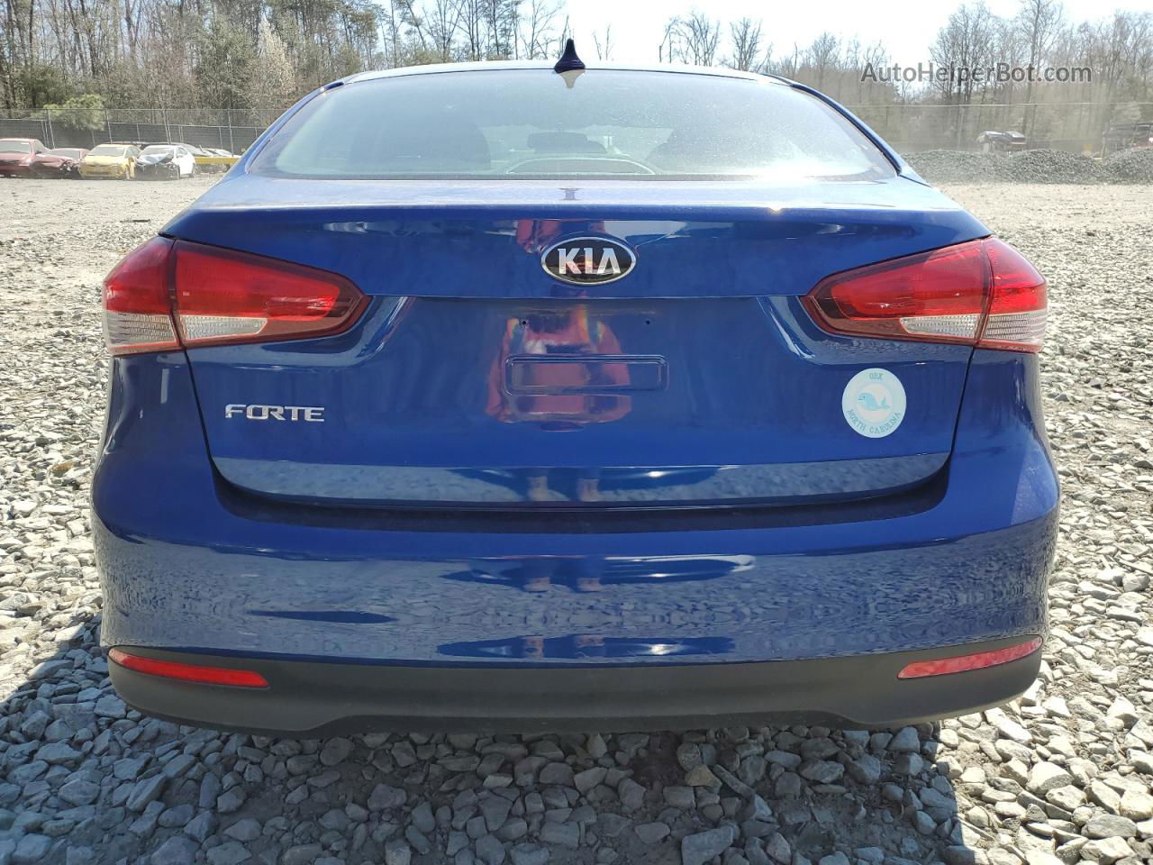 2018 Kia Forte Lx Синий vin: 3KPFK4A76JE257020