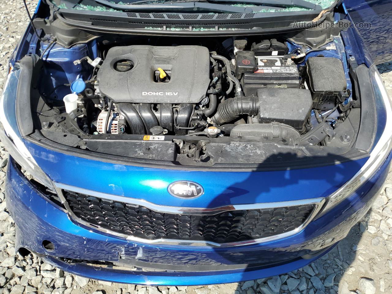 2018 Kia Forte Lx Blue vin: 3KPFK4A76JE257020