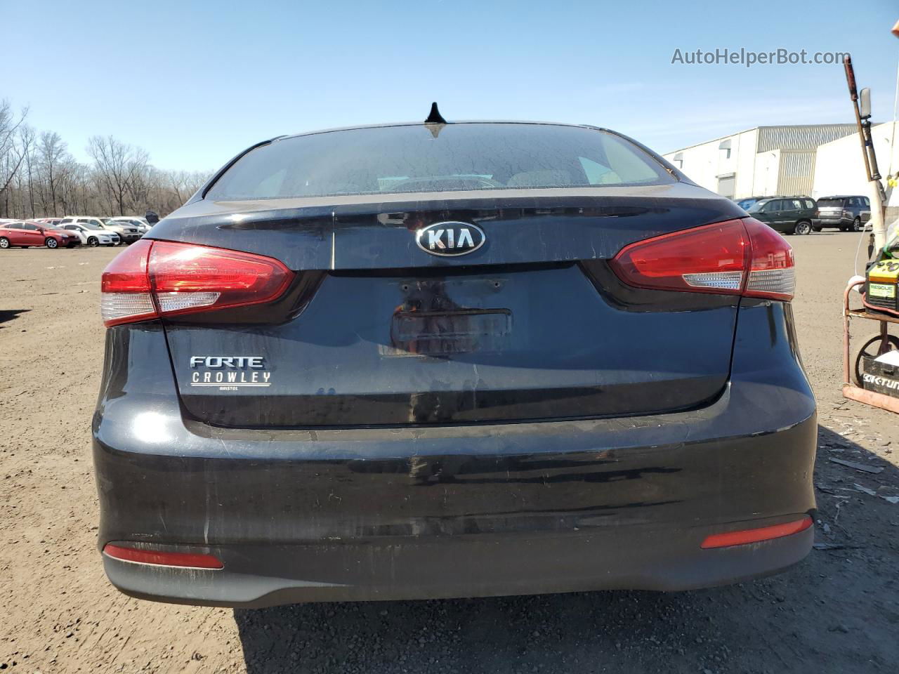 2017 Kia Forte Lx Черный vin: 3KPFK4A77HE018876