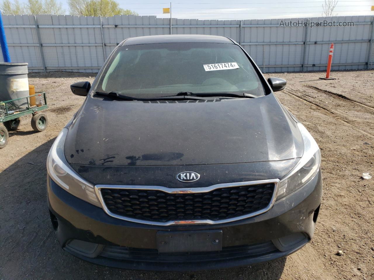 2017 Kia Forte Lx Черный vin: 3KPFK4A77HE031658