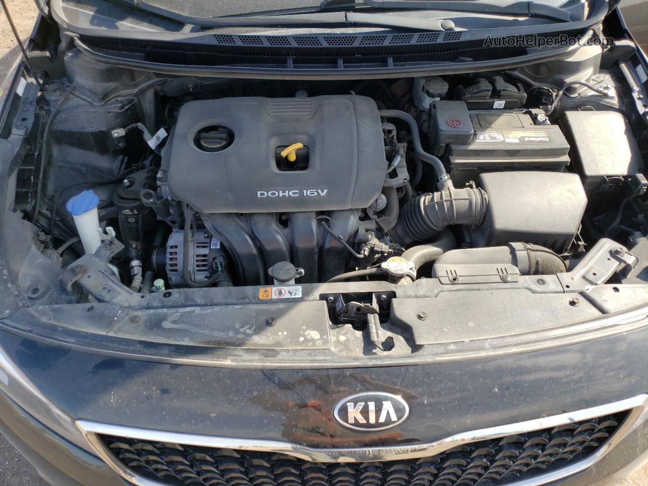 2017 Kia Forte Lx Черный vin: 3KPFK4A77HE031658