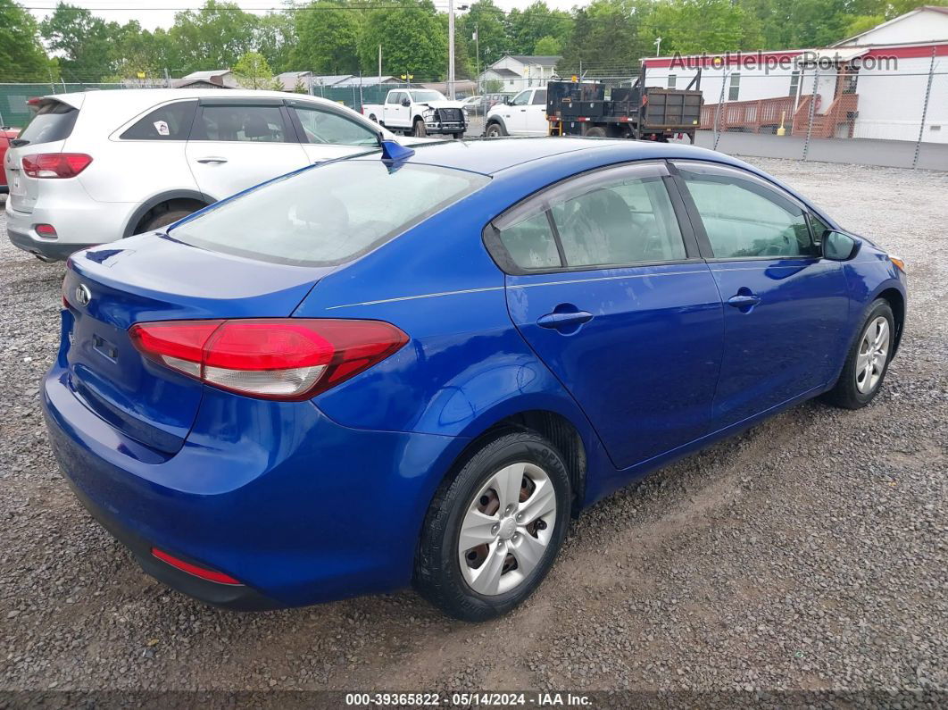 2017 Kia Forte Lx Blue vin: 3KPFK4A77HE044393