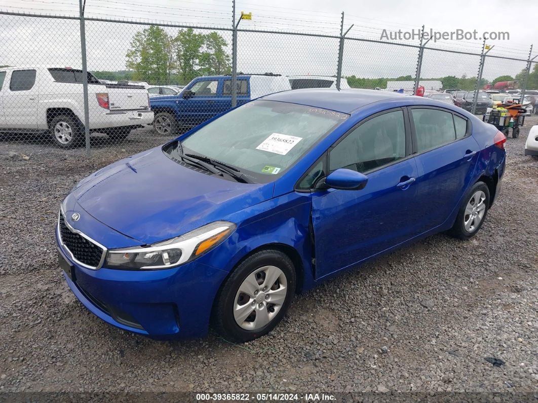 2017 Kia Forte Lx Blue vin: 3KPFK4A77HE044393