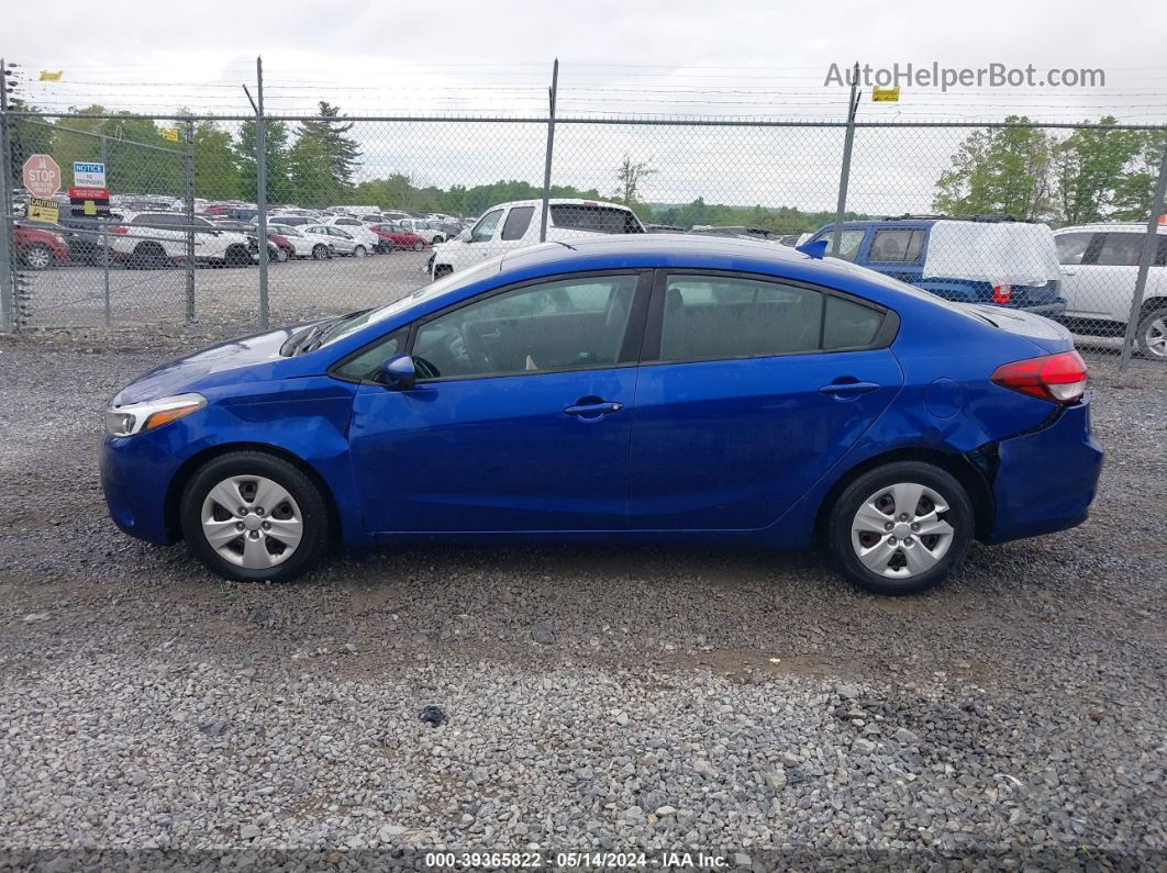 2017 Kia Forte Lx Blue vin: 3KPFK4A77HE044393