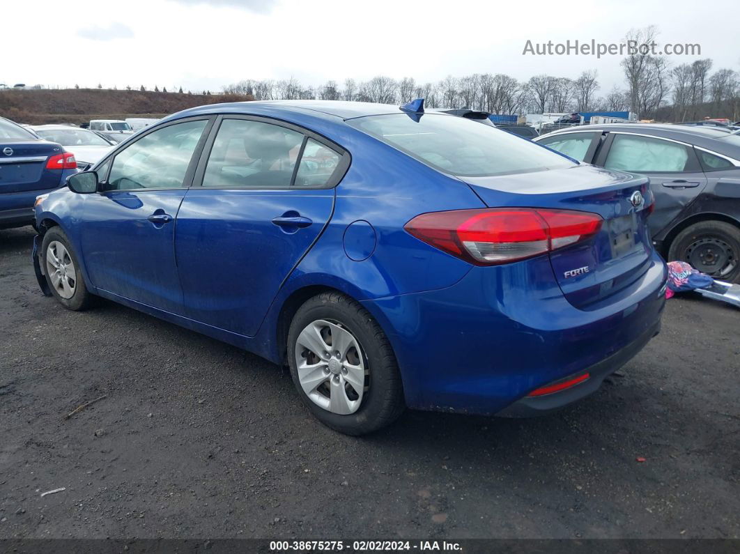 2017 Kia Forte Lx Blue vin: 3KPFK4A77HE044569