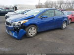 2017 Kia Forte Lx Blue vin: 3KPFK4A77HE044569