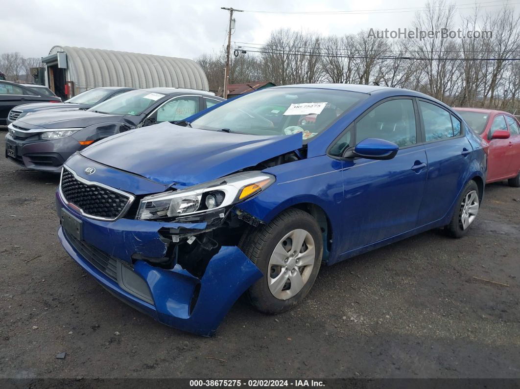 2017 Kia Forte Lx Blue vin: 3KPFK4A77HE044569