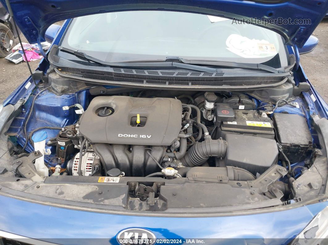 2017 Kia Forte Lx Blue vin: 3KPFK4A77HE044569