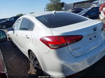 2017 Kia Forte Lx White vin: 3KPFK4A77HE053370