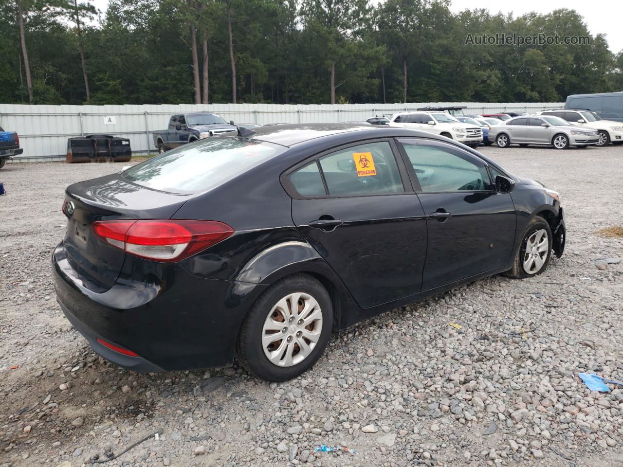 2017 Kia Forte Lx Black vin: 3KPFK4A77HE068421