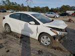 2017 Kia Forte Lx White vin: 3KPFK4A77HE069116