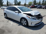 2017 Kia Forte Lx Silver vin: 3KPFK4A77HE119173