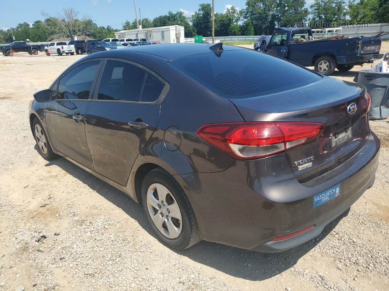 2017 Kia Forte Lx Brown vin: 3KPFK4A77HE123465