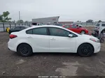 2017 Kia Forte Lx White vin: 3KPFK4A77HE127175