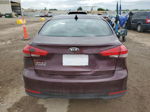 2017 Kia Forte Lx Burgundy vin: 3KPFK4A77HE135356