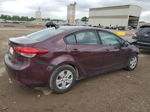 2017 Kia Forte Lx Бордовый vin: 3KPFK4A77HE135356