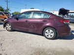 2017 Kia Forte Lx Burgundy vin: 3KPFK4A77HE143554