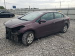 2018 Kia Forte Lx Maroon vin: 3KPFK4A77JE165477