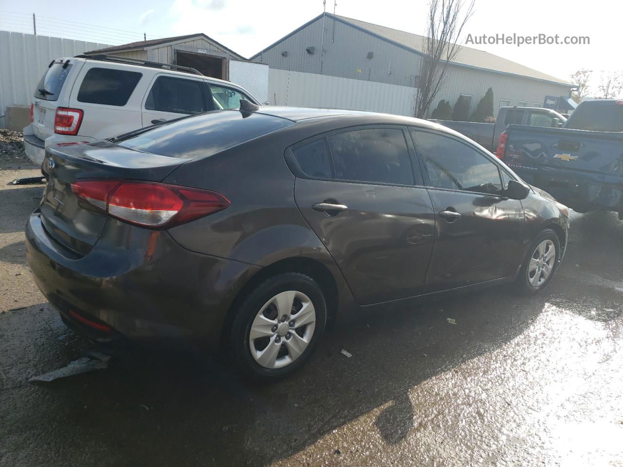 2018 Kia Forte Lx Gray vin: 3KPFK4A77JE176818