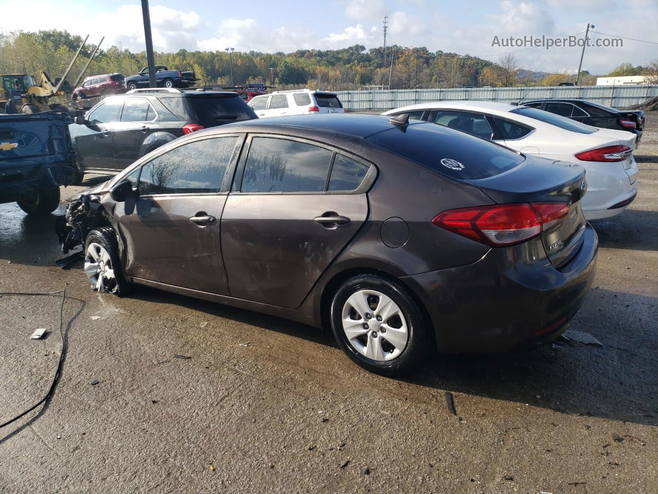 2018 Kia Forte Lx Серый vin: 3KPFK4A77JE176818