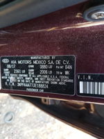 2018 Kia Forte Lx Burgundy vin: 3KPFK4A77JE188824