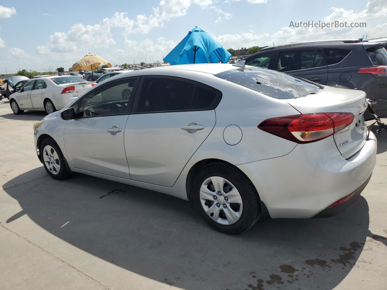 2018 Kia Forte Lx Gray vin: 3KPFK4A77JE193263