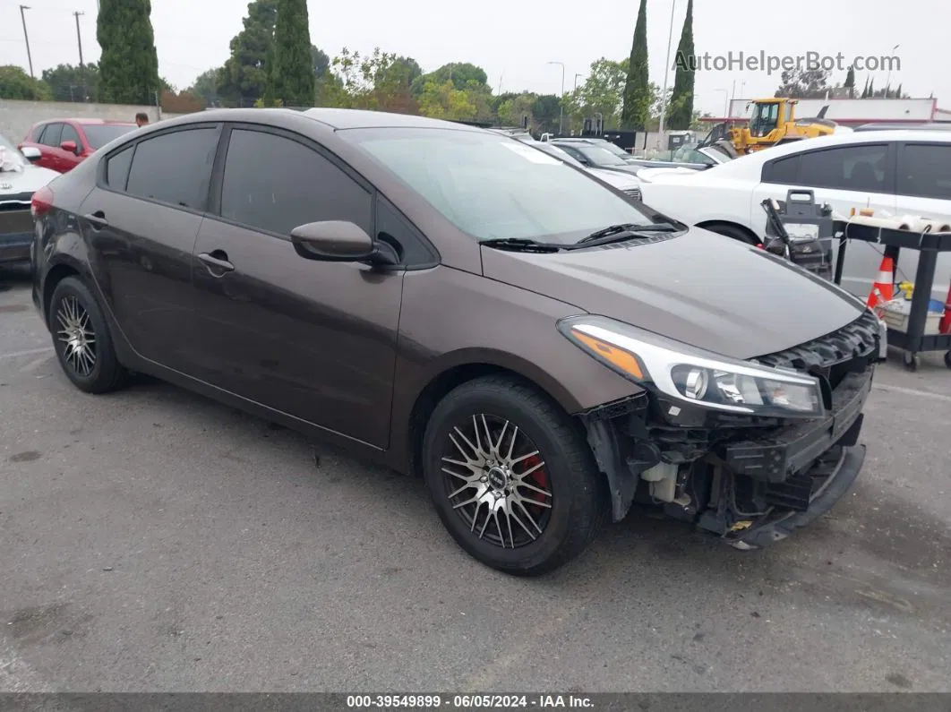 2018 Kia Forte Lx Коричневый vin: 3KPFK4A77JE201958