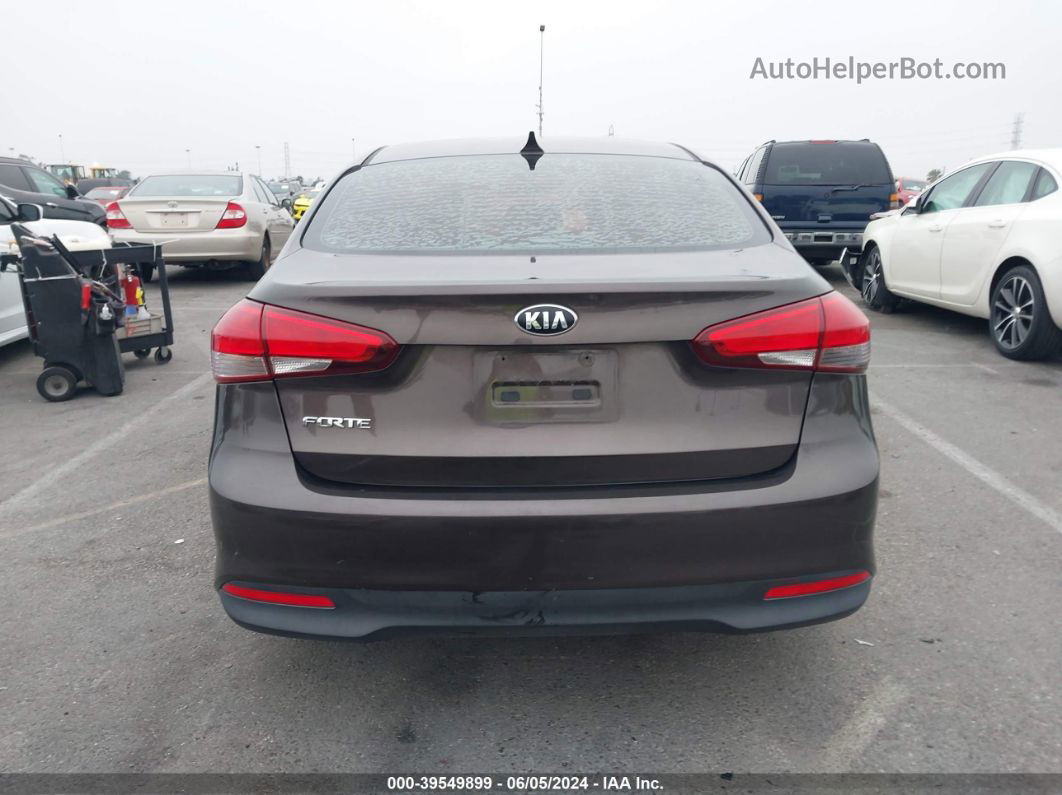 2018 Kia Forte Lx Brown vin: 3KPFK4A77JE201958