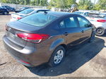 2018 Kia Forte Lx Brown vin: 3KPFK4A77JE216556