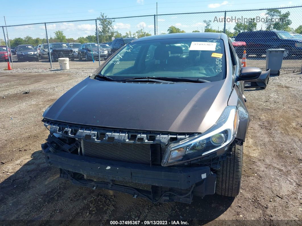 2018 Kia Forte Lx Brown vin: 3KPFK4A77JE216556