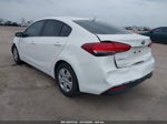 2018 Kia Forte Lx White vin: 3KPFK4A77JE242557