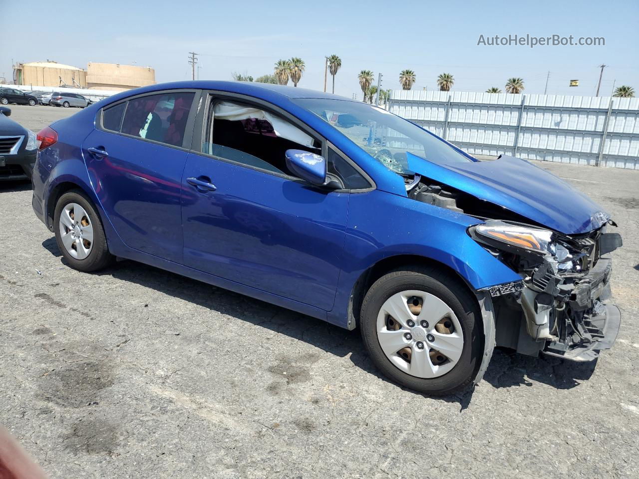 2017 Kia Forte Lx Blue vin: 3KPFK4A78HE029482