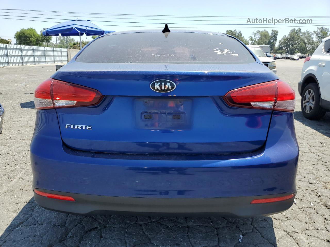 2017 Kia Forte Lx Blue vin: 3KPFK4A78HE029482