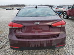 2017 Kia Forte Lx Burgundy vin: 3KPFK4A78HE040451