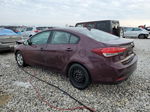 2017 Kia Forte Lx Burgundy vin: 3KPFK4A78HE040451