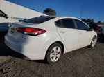 2017 Kia Forte Lx White vin: 3KPFK4A78HE043642