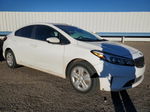 2017 Kia Forte Lx White vin: 3KPFK4A78HE043642