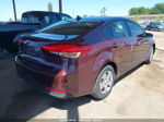 2017 Kia Forte Lx Maroon vin: 3KPFK4A78HE051210