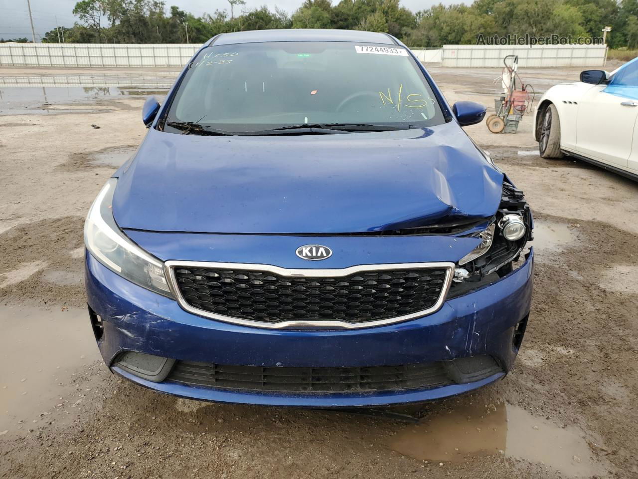 2017 Kia Forte Lx Blue vin: 3KPFK4A78HE070582