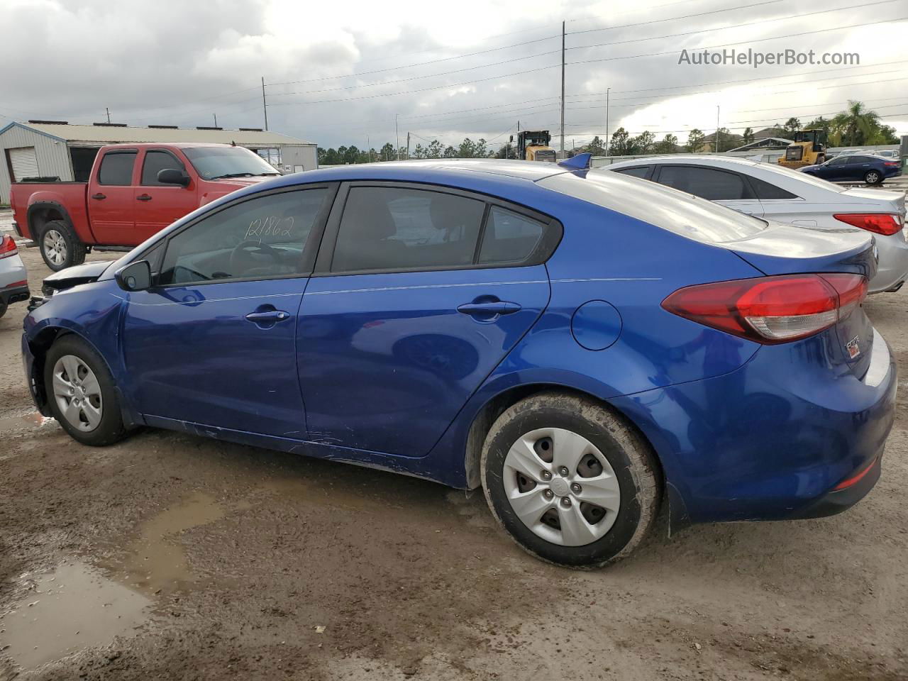 2017 Kia Forte Lx Blue vin: 3KPFK4A78HE070582