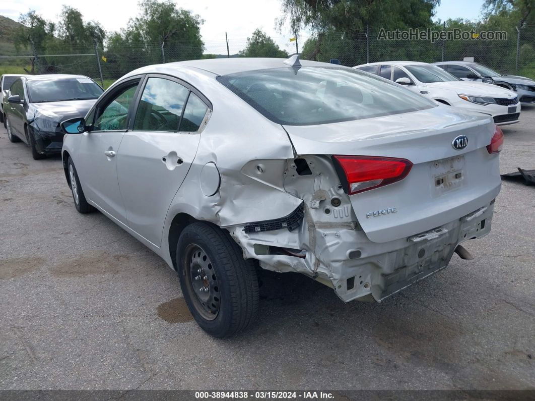 2017 Kia Forte Lx Silver vin: 3KPFK4A78HE095465